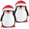 Ornativity Penguin Porch Light Cover - Penguins Head Outdoor Front Porch Lamp Holiday Decoration Covers - Set of 2